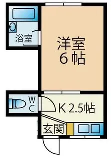 中山荘【2階】の間取り
