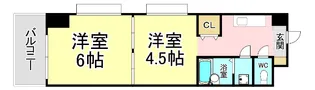 レスプランドール【4階】の間取り