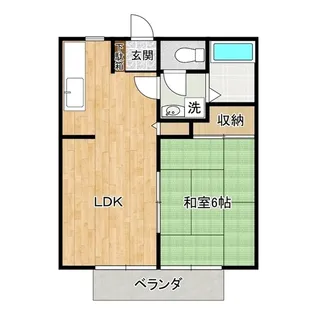 赤坂ヒルズ【2階】の間取り