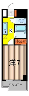 ステイシス川口【7階】の間取り