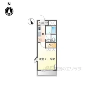 ストリームハイツ・ユアサ【2階】の間取り