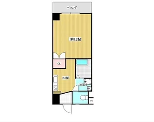 エステート久茂地II【5階】の間取り