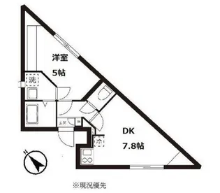 アズ東池袋レジデンス【1階】の間取り