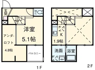 Brio【2階】の間取り