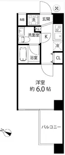 マーレ横浜白金【4階】の間取り