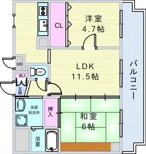 コートイケガミ【3階】の間取り