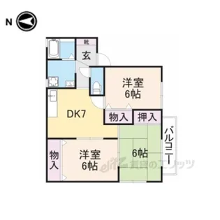 コニーハウス【2階】の間取り