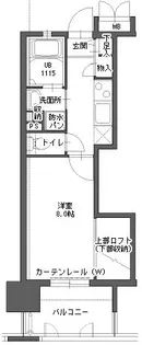 アクタス博多Vタワー【4階】の間取り