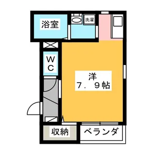 レジデンス三島【1階】の間取り