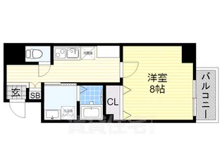 Rainbow Court阿倍野【2階】の間取り