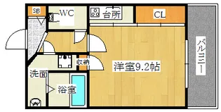 セレニテ日本橋【2階】の間取り