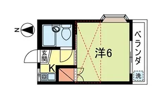 メゾンド天沼【2階】の間取り