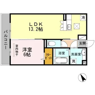 La Est【1階】の間取り
