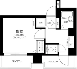 日神パレステージ南池袋第2【4階】の間取り