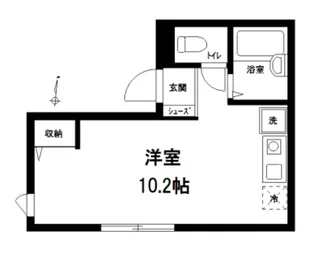 スターデル【3階】の間取り