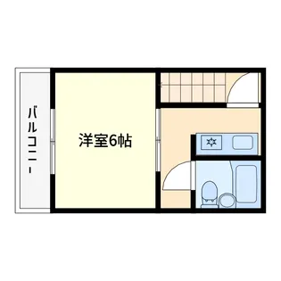 石才ハイツ【2階】の間取り