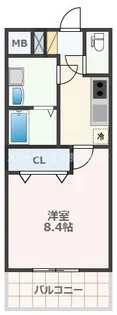 グランパーク県庁東【7階】の間取り