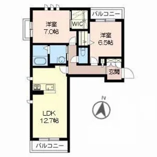 メゾン・ド・シャルロッテ【3階】の間取り