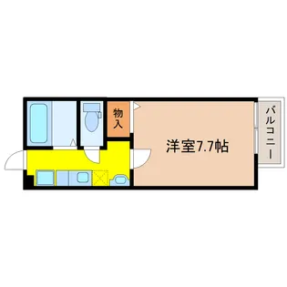 ソレジオ八幡【2階】の間取り