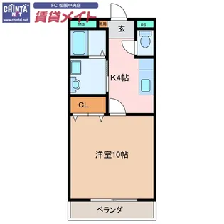 グランハーベスト【3階】の間取り