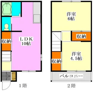 エクセル飯山満A棟の間取り