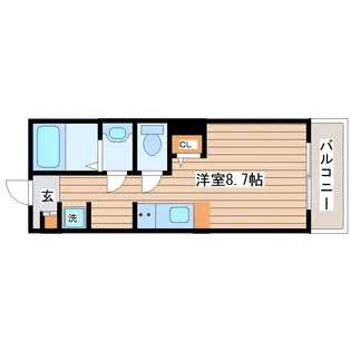 ルミナス長町【2階】の間取り