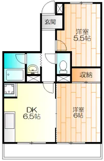 エザンス【3階】の間取り