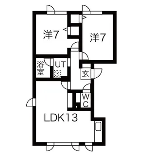 ウォーターパーク【3階】の間取り