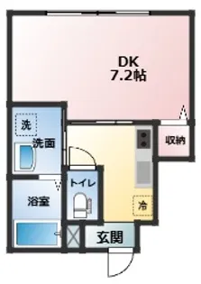 Rutile四ツ井【1階】の間取り