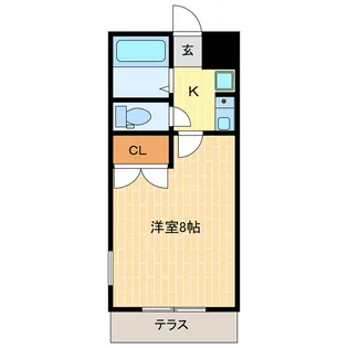 BAHAY IMANOURA【1階】の間取り