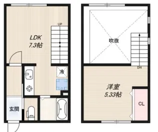 LE CLAIR西新宿II【4階】の間取り