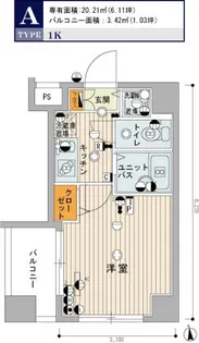 スカイコート南砂町第2【4階】の間取り