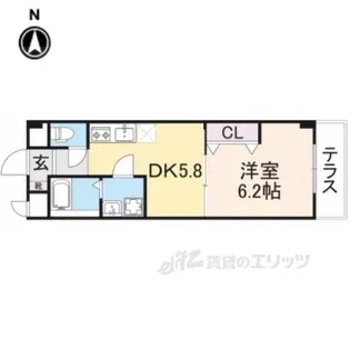 アプローズ【3階】の間取り