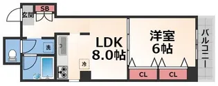 幸田マンション新深江【4階】の間取り