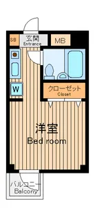 ドルチェ府中ツインエクセル【11階】の間取り
