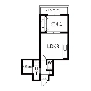 Escudo 黎【3階】の間取り