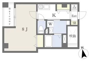 エミネンスワン【6階】の間取り