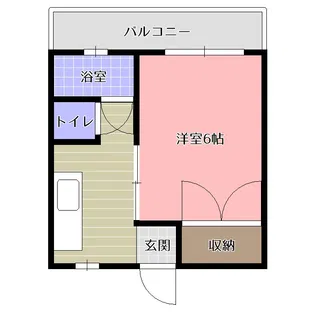 松井マンション【4階】の間取り