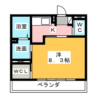 Mon Pere(モン ペール)【2階】の間取り
