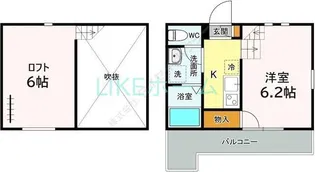 chalet東船橋【2階】の間取り