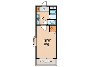 バルコ-ブ光生【3階】の間取り