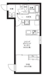 TH渋谷中央御苑レジデンス【1階】の間取り