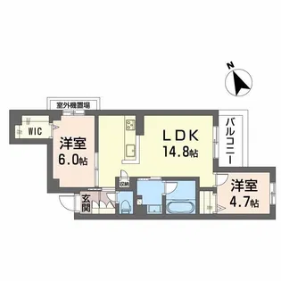 Casa Regio【3階】の間取り