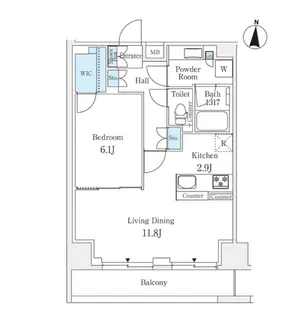 東京都練馬区豊玉北5【マンション】の間取り
