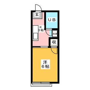 TMJコーポ【1階】の間取り