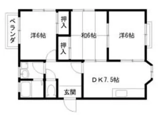 ハウス新町【2階】の間取り