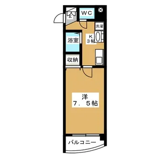 マンションリバーサイド【4階】の間取り