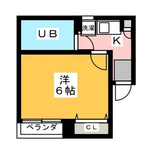 フローレンスえいと【3階】の間取り