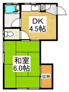 旭荘【2階】の間取り