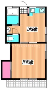 第1マルカ荘【1階】の間取り